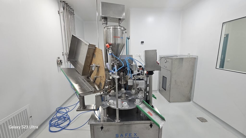 WHO-GMP pharmaceutical manufacturing facility for ointments creams and gels at Taj Life Sciences India