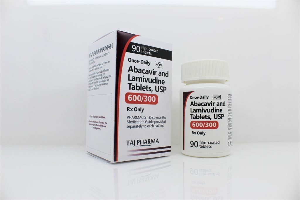 Abacavir Lamivudine USP 600mg 300mg Exporter India