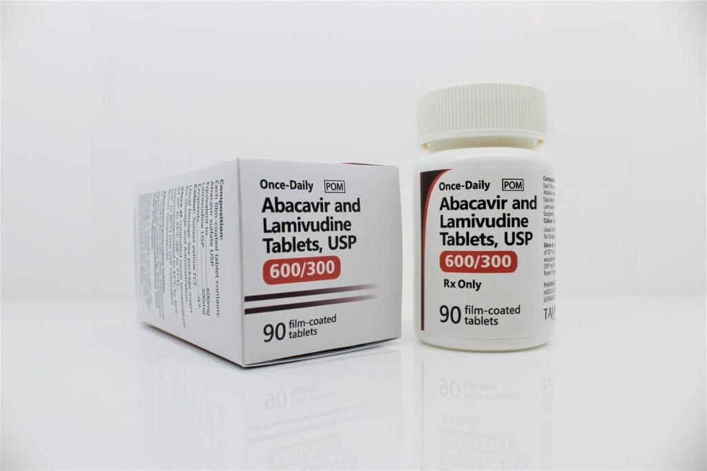 Abacavir Lamivudine USP 600mg 300mg Manufacturer PAN India