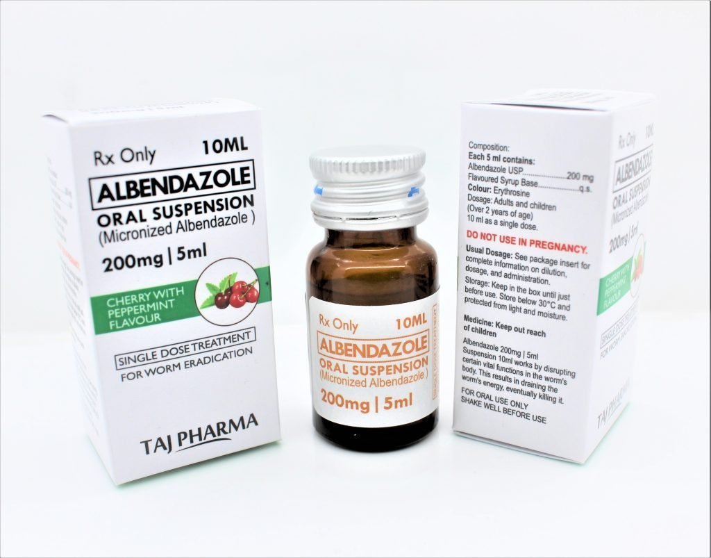 Albendazole Oral Suspension 200mg/5ml