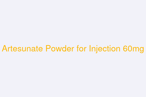 Artesunate Powder for Injection 60mg
