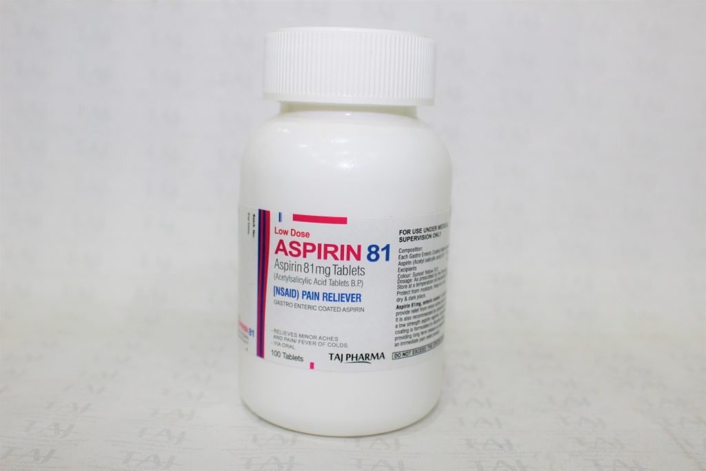 Aspirin 81mg Tablets Manufacturer & Supplier India