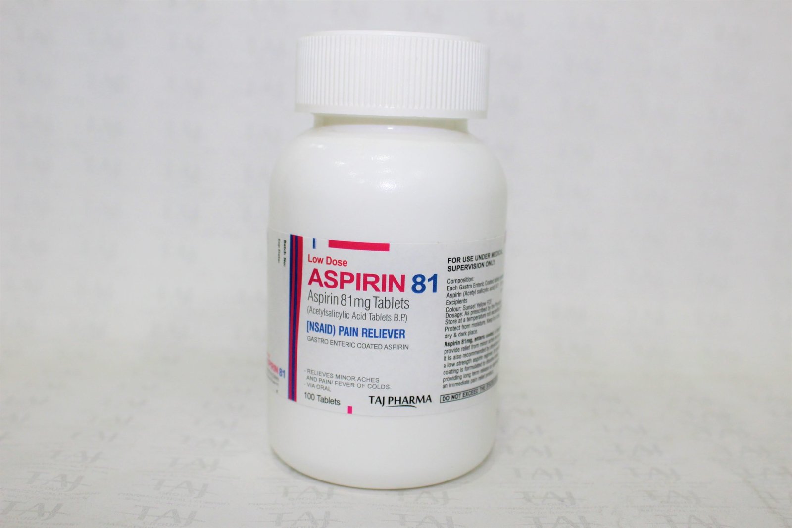 Aspirin 81mg Tablets Manufacturer / Supplier and Exporter