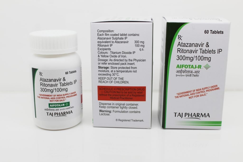 Atazanavir and Ritonavir Tablets 300mg/100mg Manufacturers India Suppliers