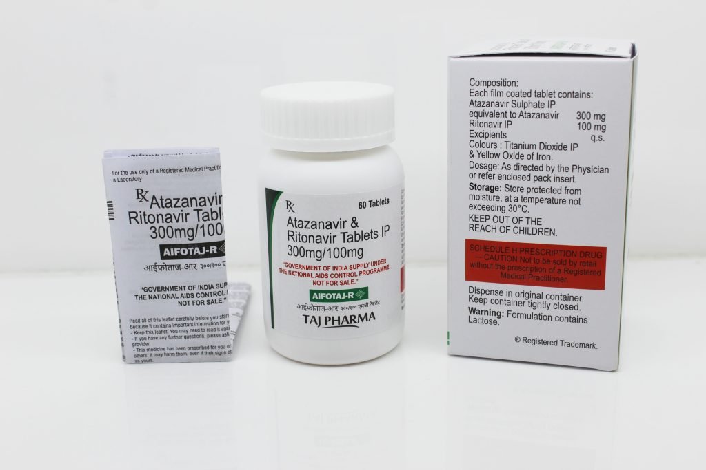 Atazanavir and Ritonavir Tablets 300mg/100mg