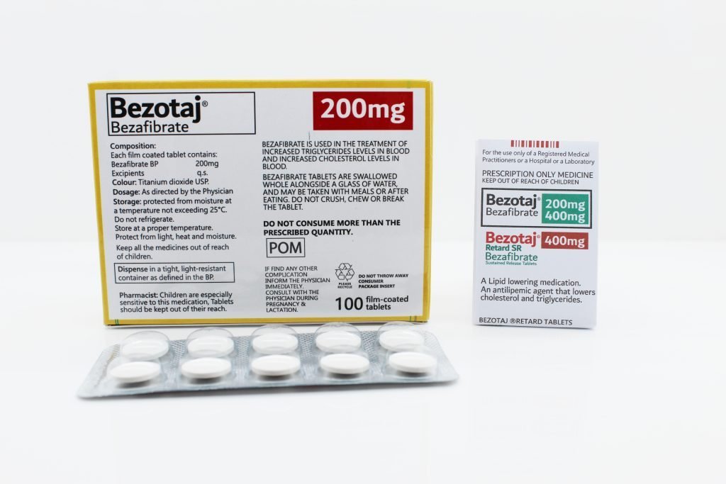 Bezafibrate 200mg Tablets