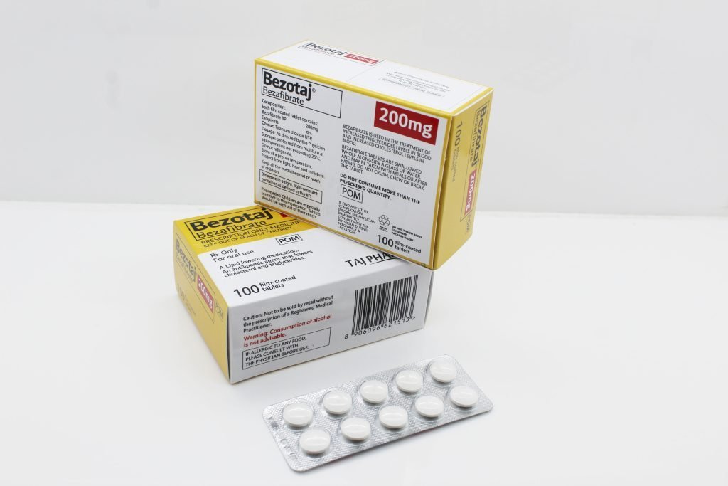Bezafibrate 200mg Tablets