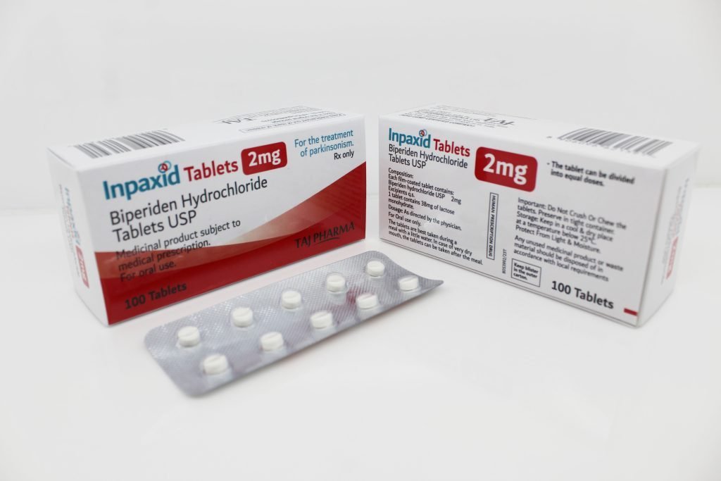 Biperiden Hydrochloride Tablets USP 2mg Manufacturer / Supplier and Exporter