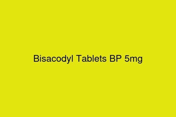Bisacodyl Tablets BP 5mg