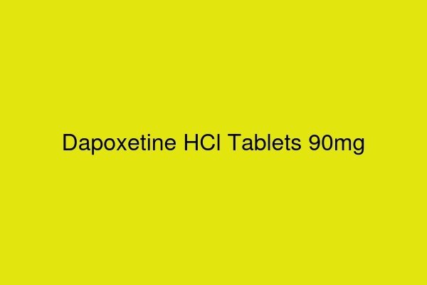Dapoxetine HCl Tablets 90mg