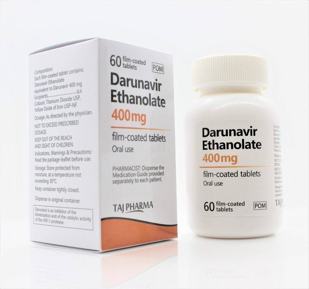 Darunavir Ethanolate Tablet 400mg Manufacturers, Suppliers and Exporter