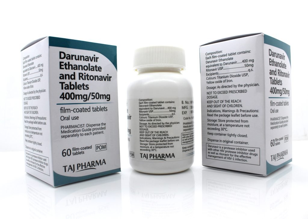 Darunavir Ethanolate & Ritonavir Tablets 400mg/50mg Manufacturers India Suppliers