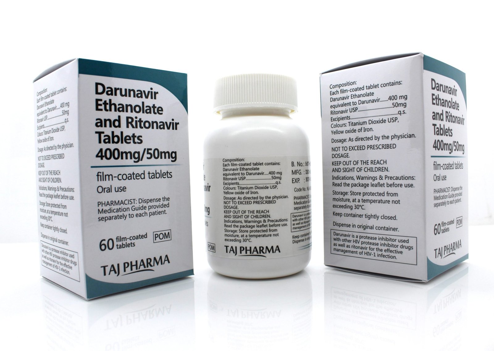 Darunavir Ethanolate & Ritonavir Tablets 400mg/50mg Manufacturers India Suppliers
