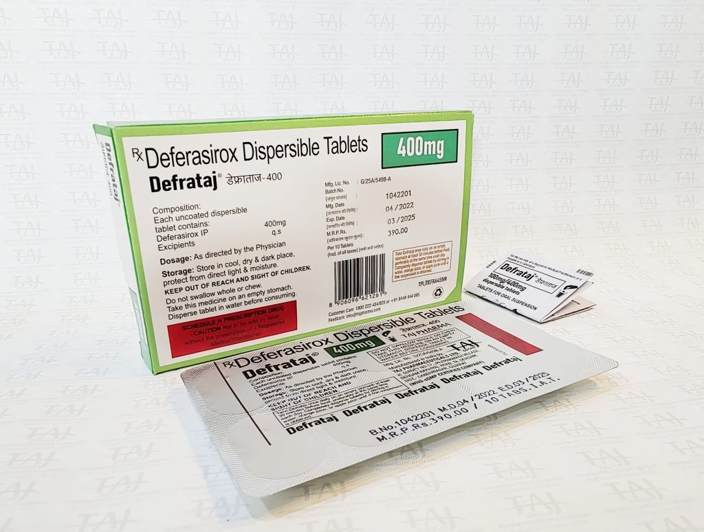Deferasirox dispersible tablets