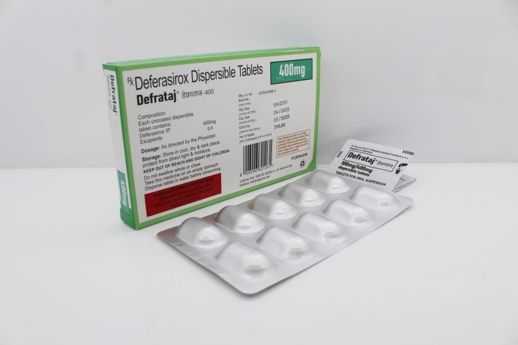 Deferasirox Dispersible Tablets 400mg Manufacturer Supplier PCD Pharma Franchise