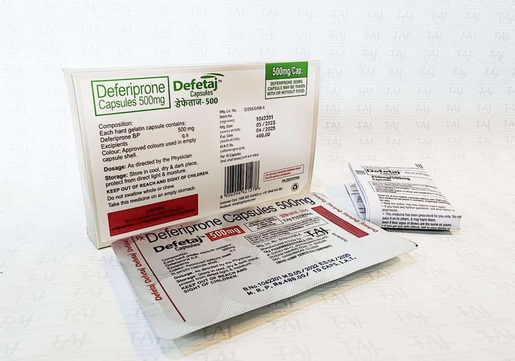 Deferiprone capsules 500mg Manufacturers India Suppliers