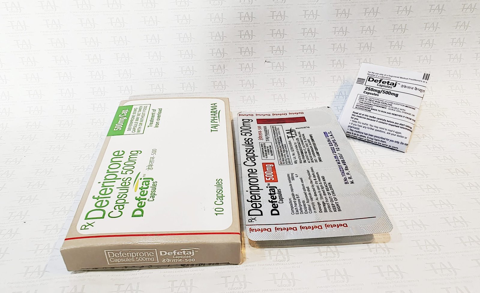 Deferiprone capsules 500mg Manufacturer / Supplier and Exporter