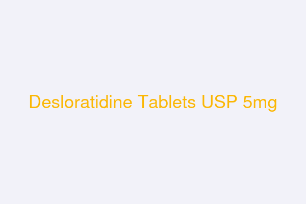 Desloratidine Tablets USP 5mg