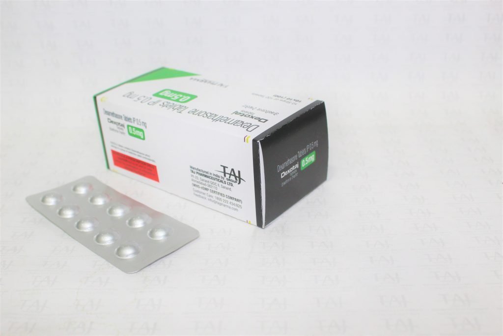 Taj Pharma: Leading Dexamethasone Tablets IP 0.5mg Manufacturer