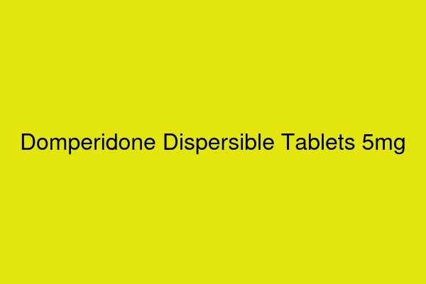 Domperidone Dispersible Tablets 5mg