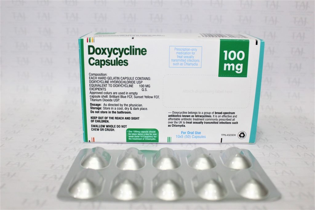 Doxycycline 100mg Capsules
