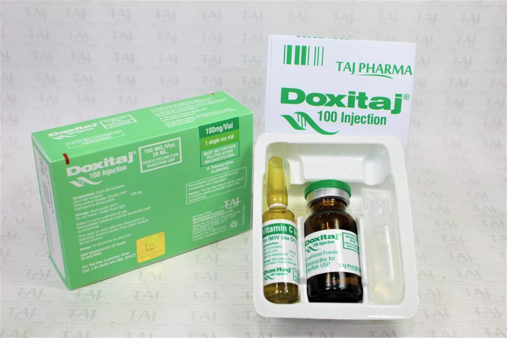 Doxycycline for injection USP 100mg Manufacturers India Suppliers
