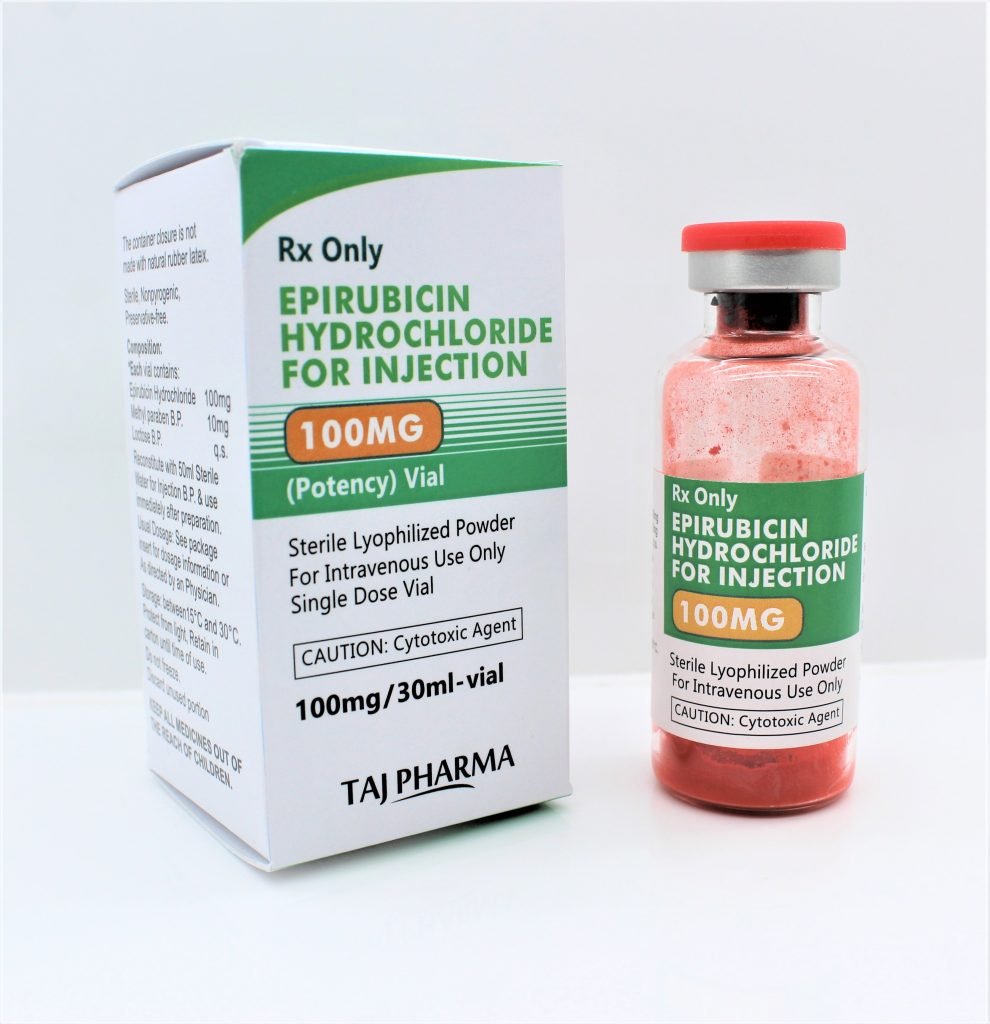 Epirubicin Hydrochloride for Injection 100mg Dealers across India