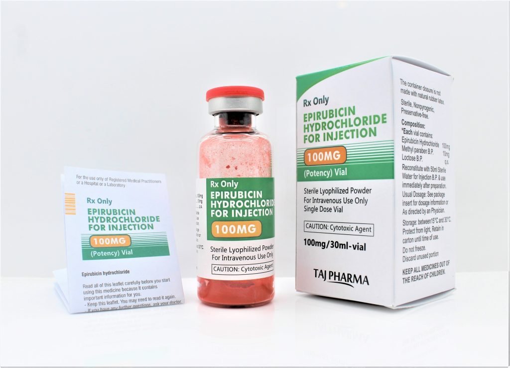 Epirubicin Hydrochloride for Injection 100mg Manufacturer & Supplier PCD Franchise