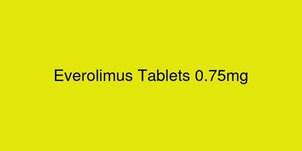 Everolimus Tablets 0.75mg