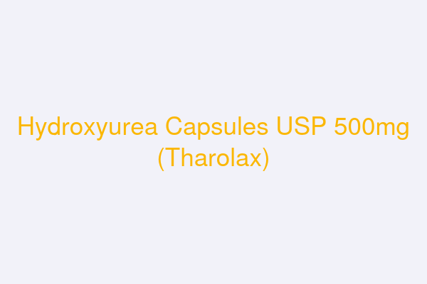 Hydroxyurea Capsules USP 500mg (Tharolax)