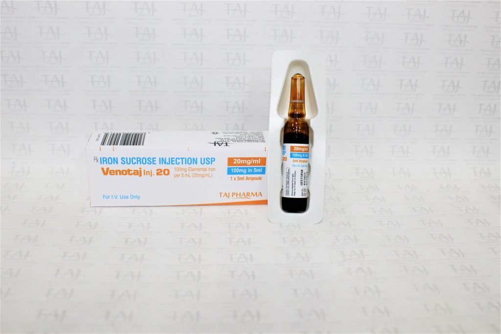 Iron Sucrose Injection USP 20 mg/ml Manufacturer, Supplier and Exporter