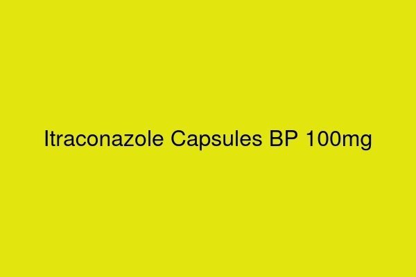 Itraconazole Capsules BP 100mg