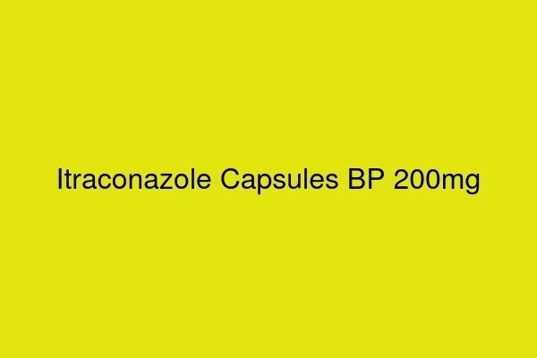 Itraconazole Capsules BP 200mg
