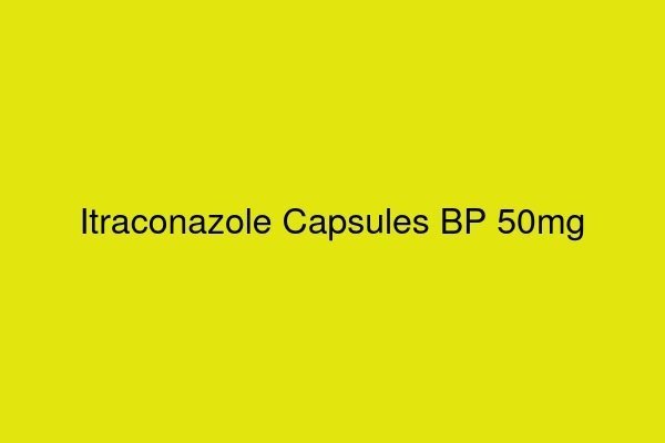 Itraconazole Capsules BP 50mg