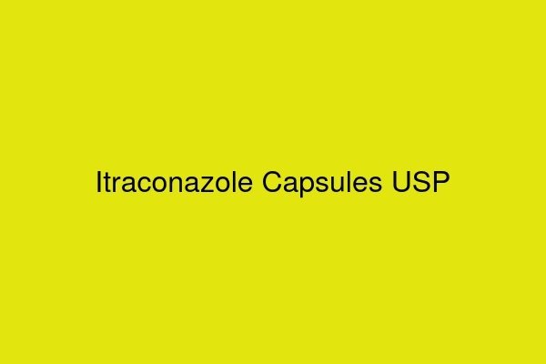 Itraconazole Capsules USP