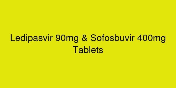Ledipasvir 90mg & Sofosbuvir 400mg Tablets