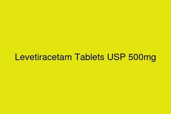 Levetiracetam Tablets USP 500mg