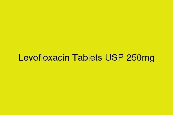 Levofloxacin Tablets USP 250mg