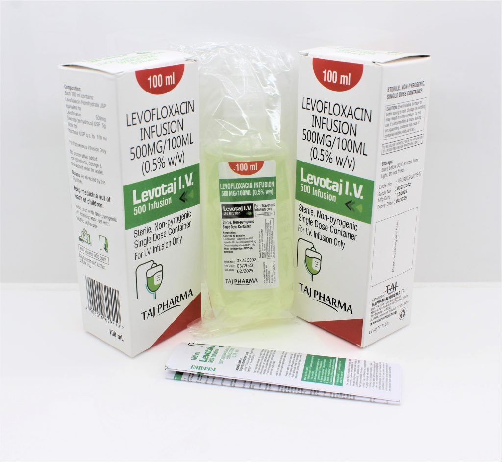 Levofloxacin Intravenous Infusion USP 500mg (Levotaj)