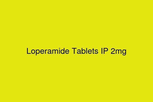Loperamide Tablets IP 2mg