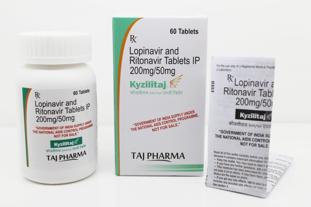 Lopinavir 200mg & Ritonavir 50mg Tablets
