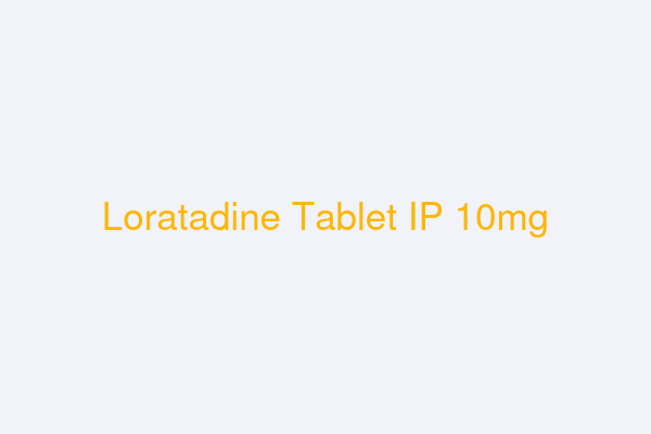 Loratadine Tablet IP 10mg
