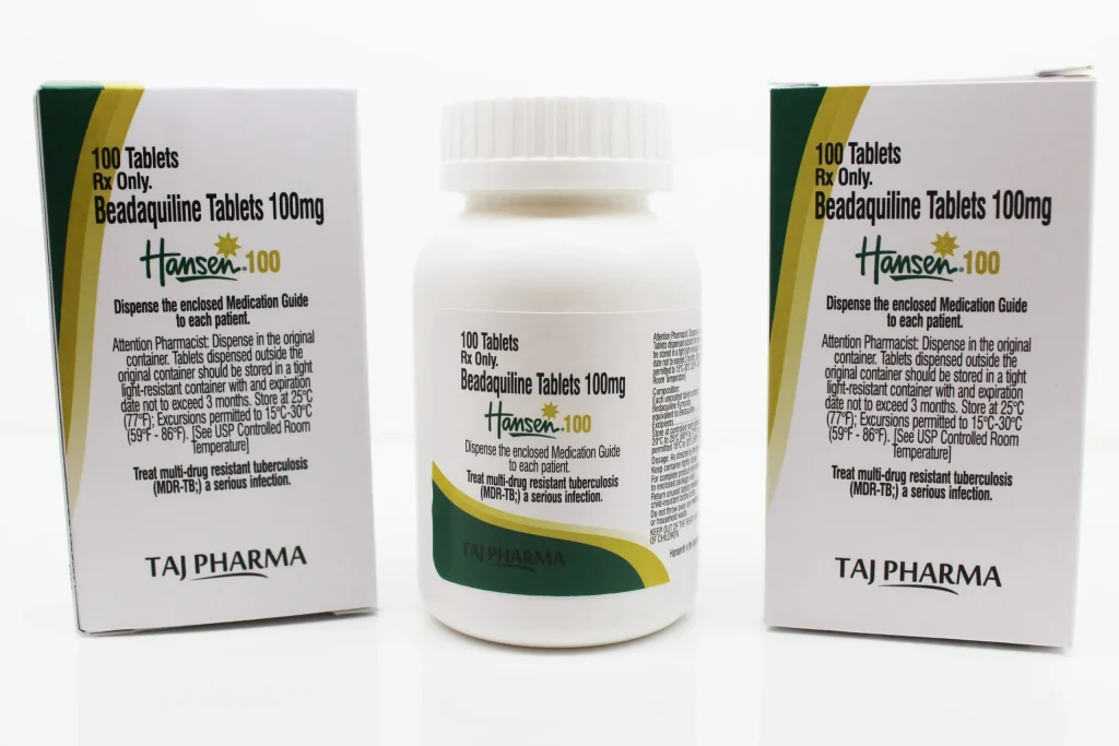 Bedaquiline Tablets manufactured by Taj Pharma India – WHO-GMP certified antituberculosis medicine exporter