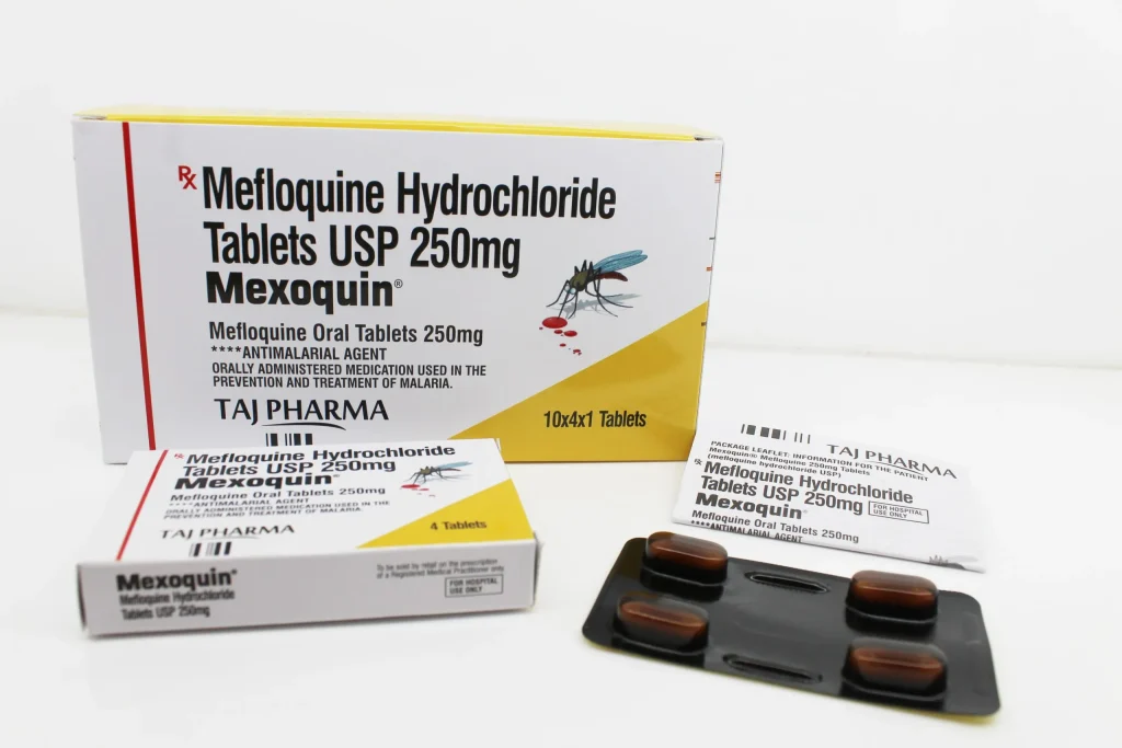 WHO-GMP anti-malarial medicines manufactured by Taj Life Sciences for hospitals, government tenders, and export markets