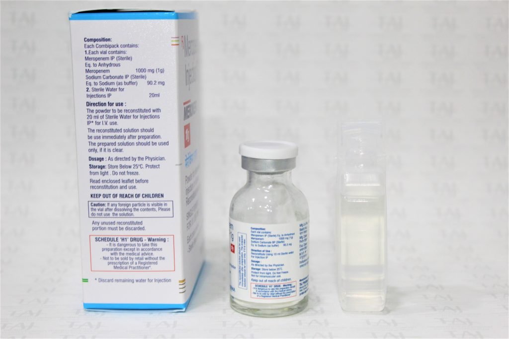 Meropenem Injection IP 1000 mg