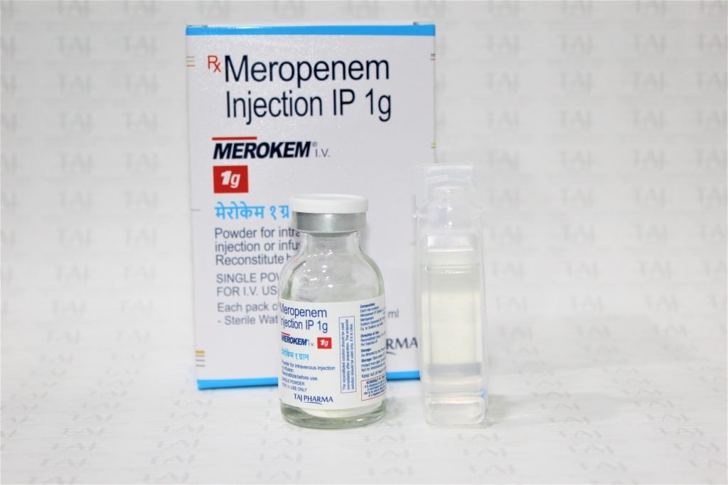 Meropenem Injection IP 1000 mg Manufacturer in PAN India.