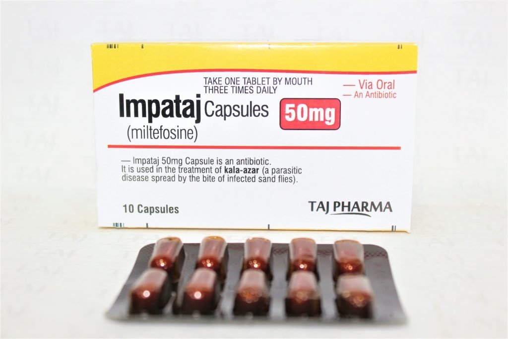 Manufacturers, Suppliers & Exporters of Miltefosine 50mg Capsules PAN India.