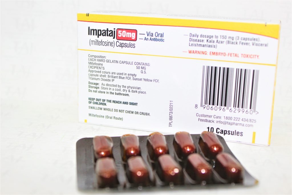 Miltefosine 50-mg capsules