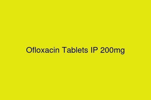 Ofloxacin Tablets IP 200mg