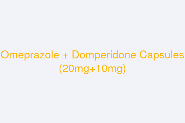 Omeprazole + Domperidone Capsules (20mg+10mg)